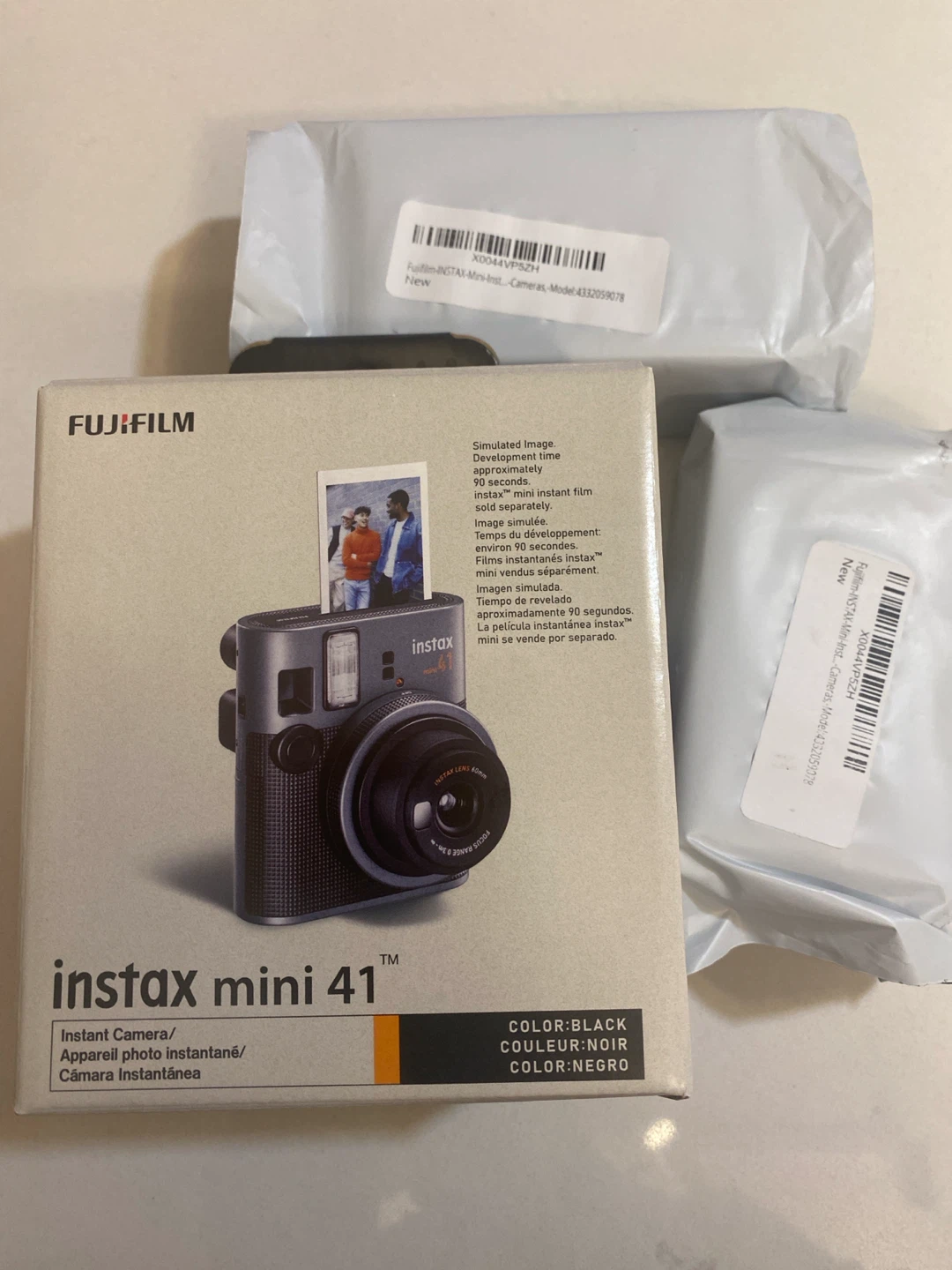 Fujifilm Instax Mini 41 Instant Camera + 2 Extra Rolls of Film