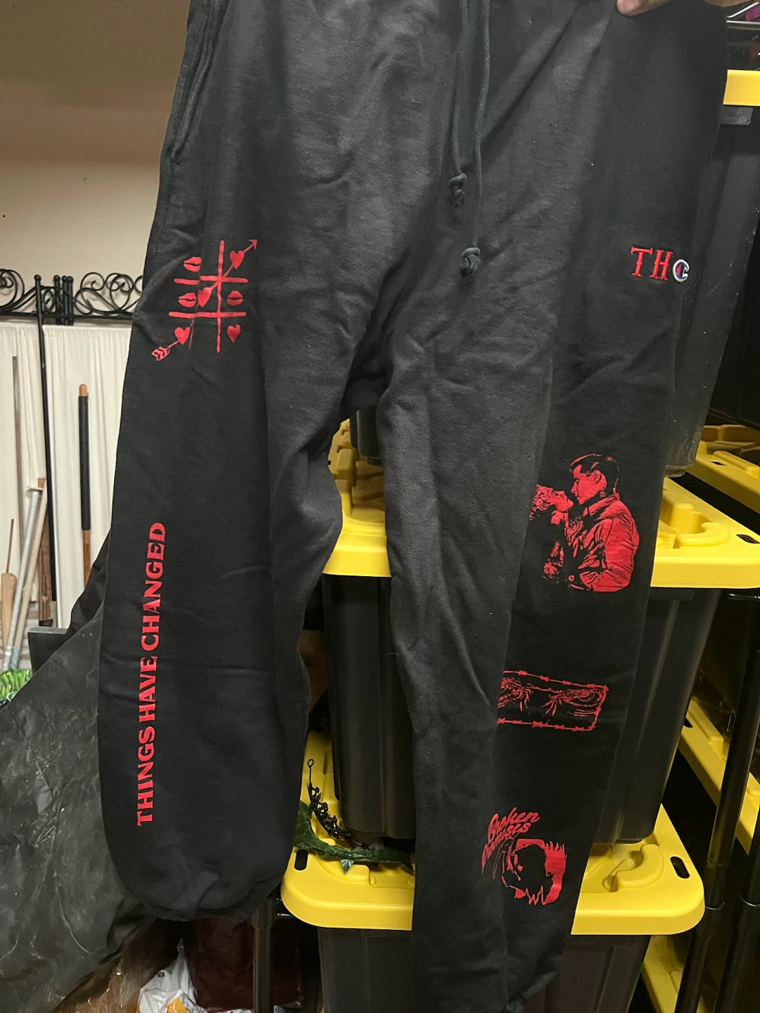 Broken Promises Black Joggers X-Large 🏈