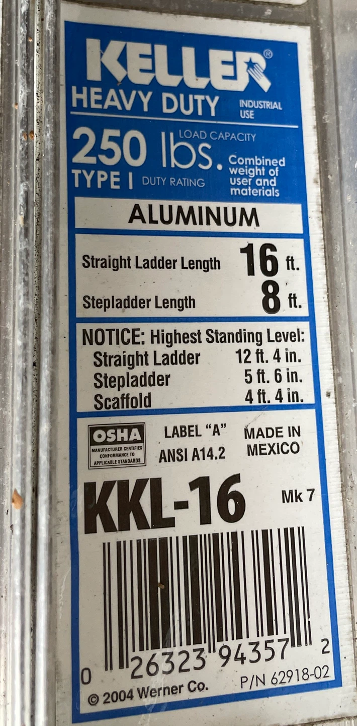 adjustable ladder $75 - photo 4