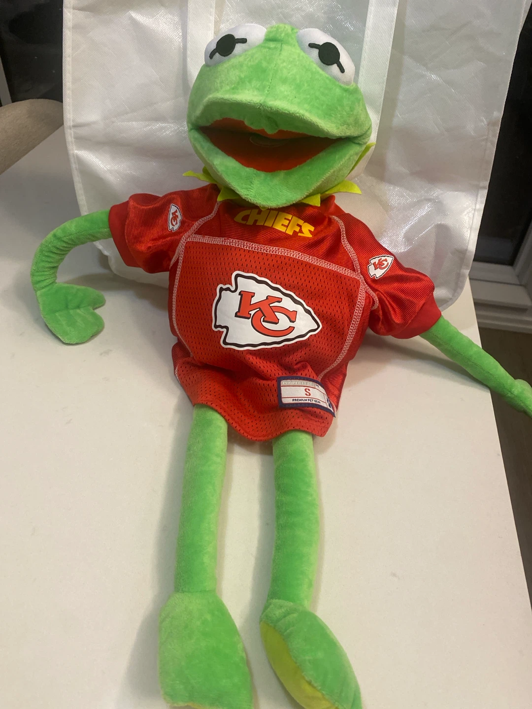 Patrick Mahomes (Kermit the Frog Kansas City Chiefs Plush)