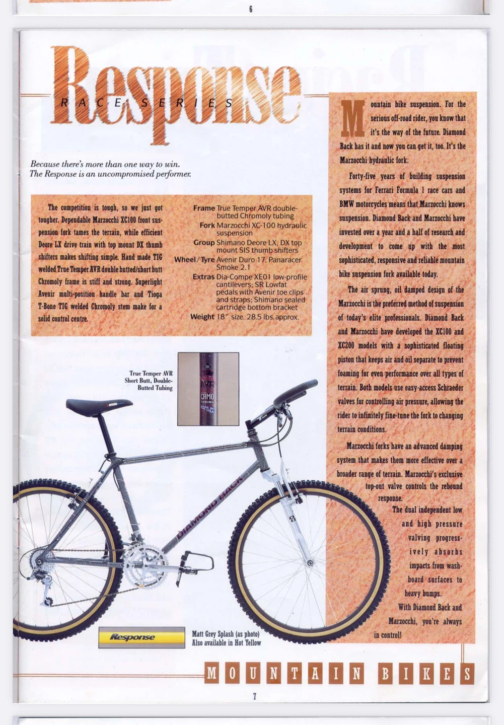 1992 Diamondback Response Mountain Bike - photo 3