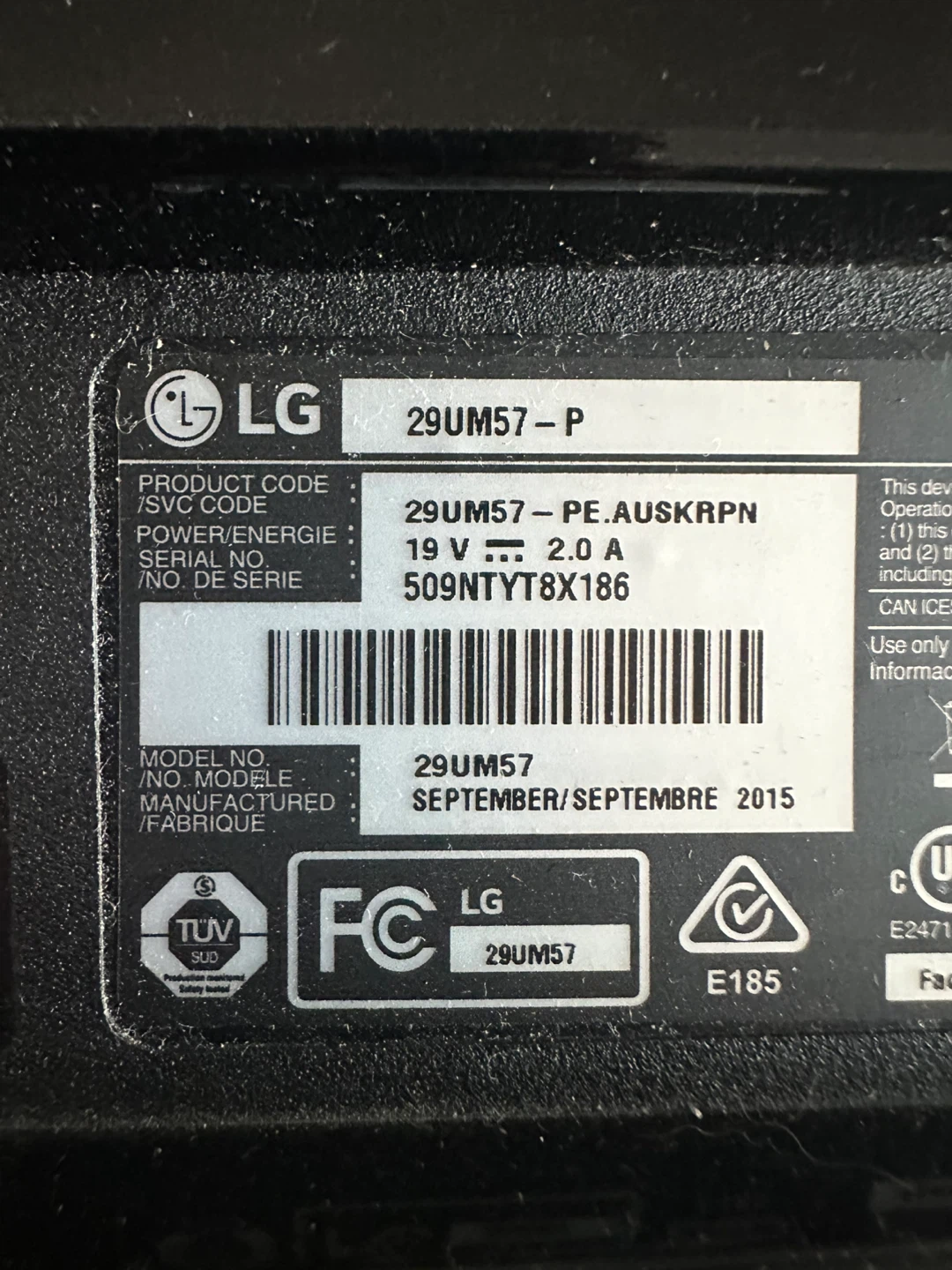 LG 29UM57-P Ultrawide Monitor - photo 2