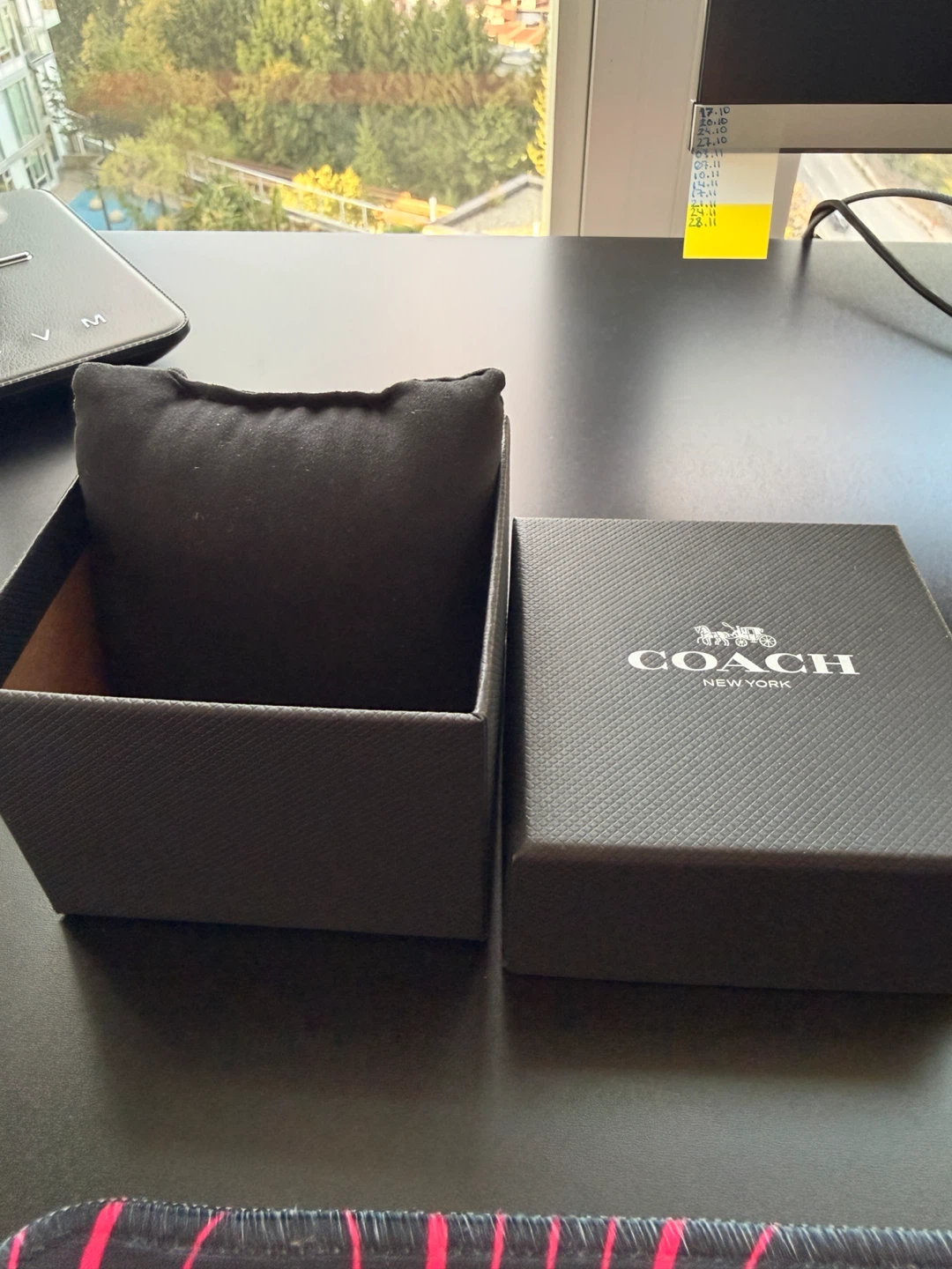 Coach New York watch gift box