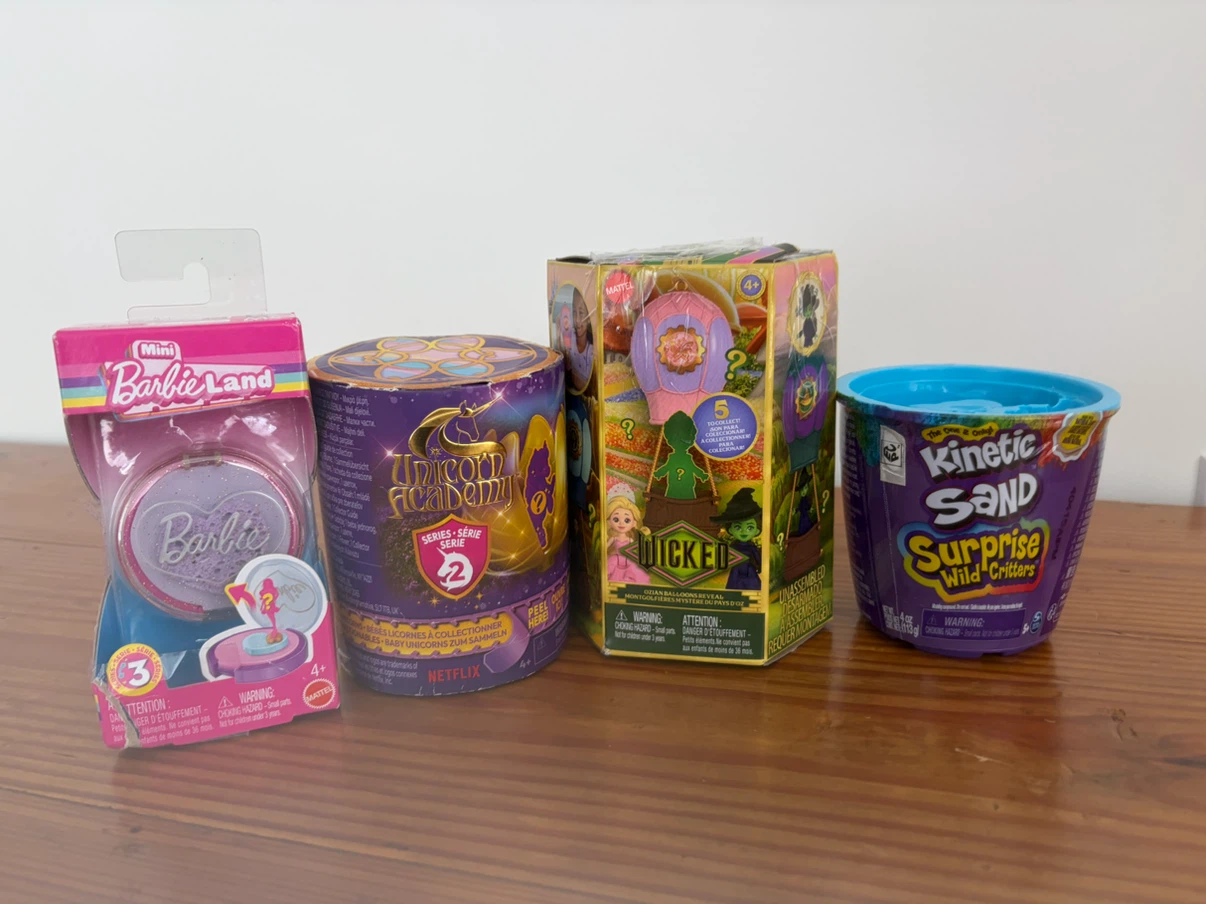 🏈 Mattel Mini Surprise Toy Bundle
