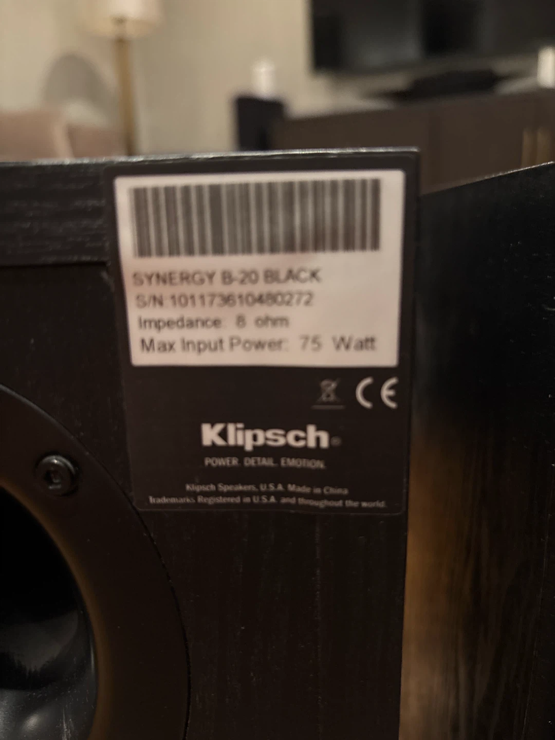 Klipsch Synergy B-20 Bookshelf Speakers - photo 2