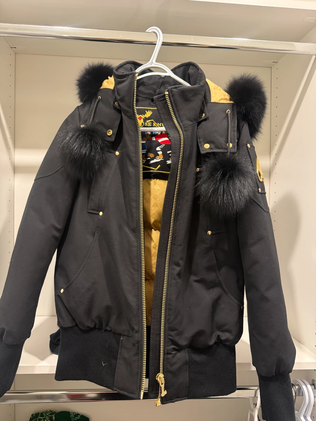 Moose Knuckles Gold Series Original Debbie Down Bomber