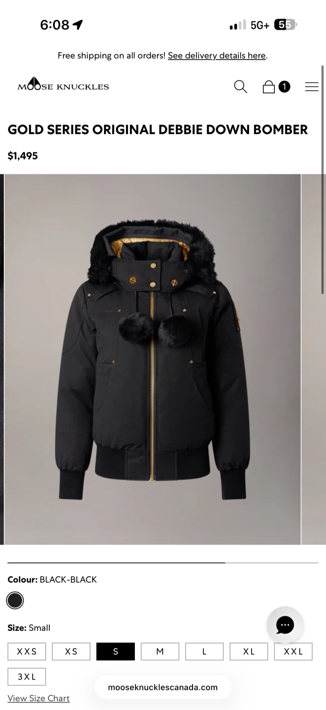 Moose Knuckles Gold Series Original Debbie Down Bomber - photo 4