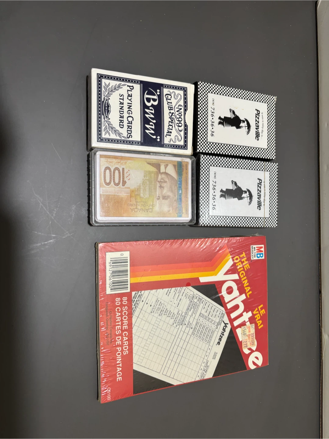 Yahtzee Score Cards and  🏈  Assorted Playing Cards