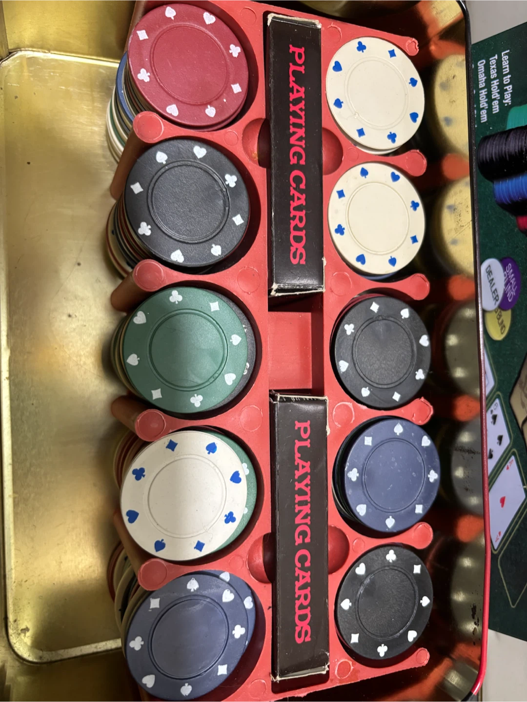 Casino Style Texas Hold'em Poker Set 🏈 - photo 2