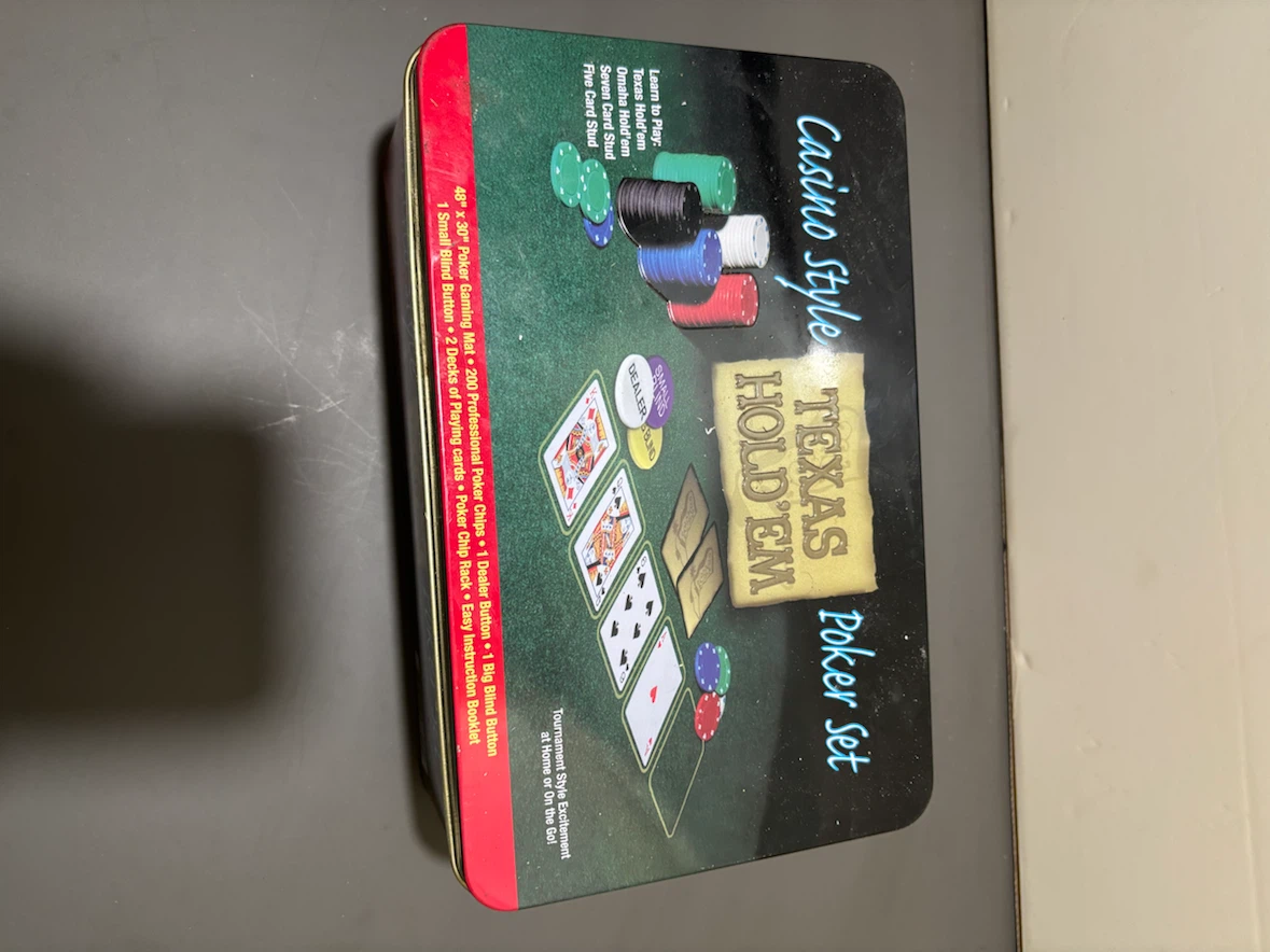Casino Style Texas Hold'em Poker Set 🏈 - photo 3