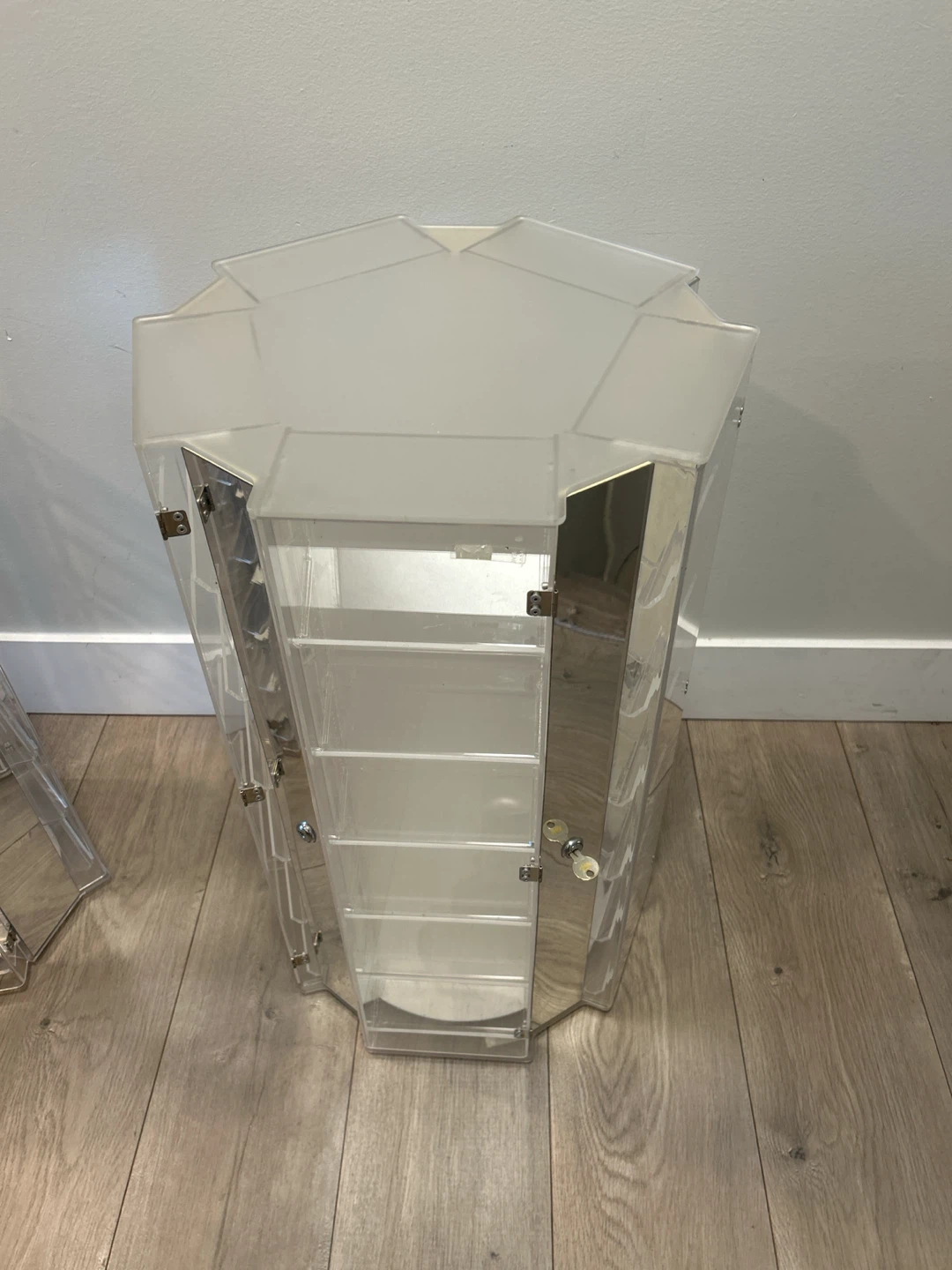 Clear Acrylic Rotating Storage organizer display - photo 4