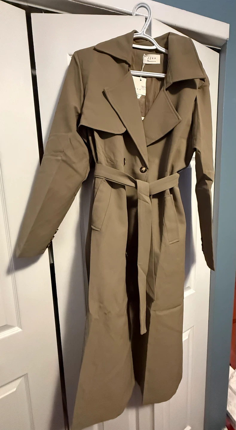 Taupe Trench Coat