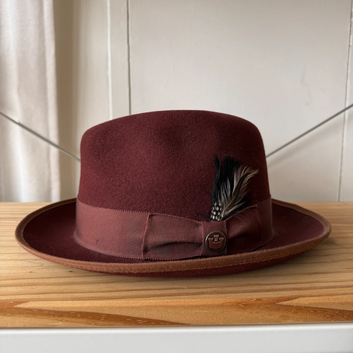 🏈Goorin Bros. Wool Fedora - Maroon