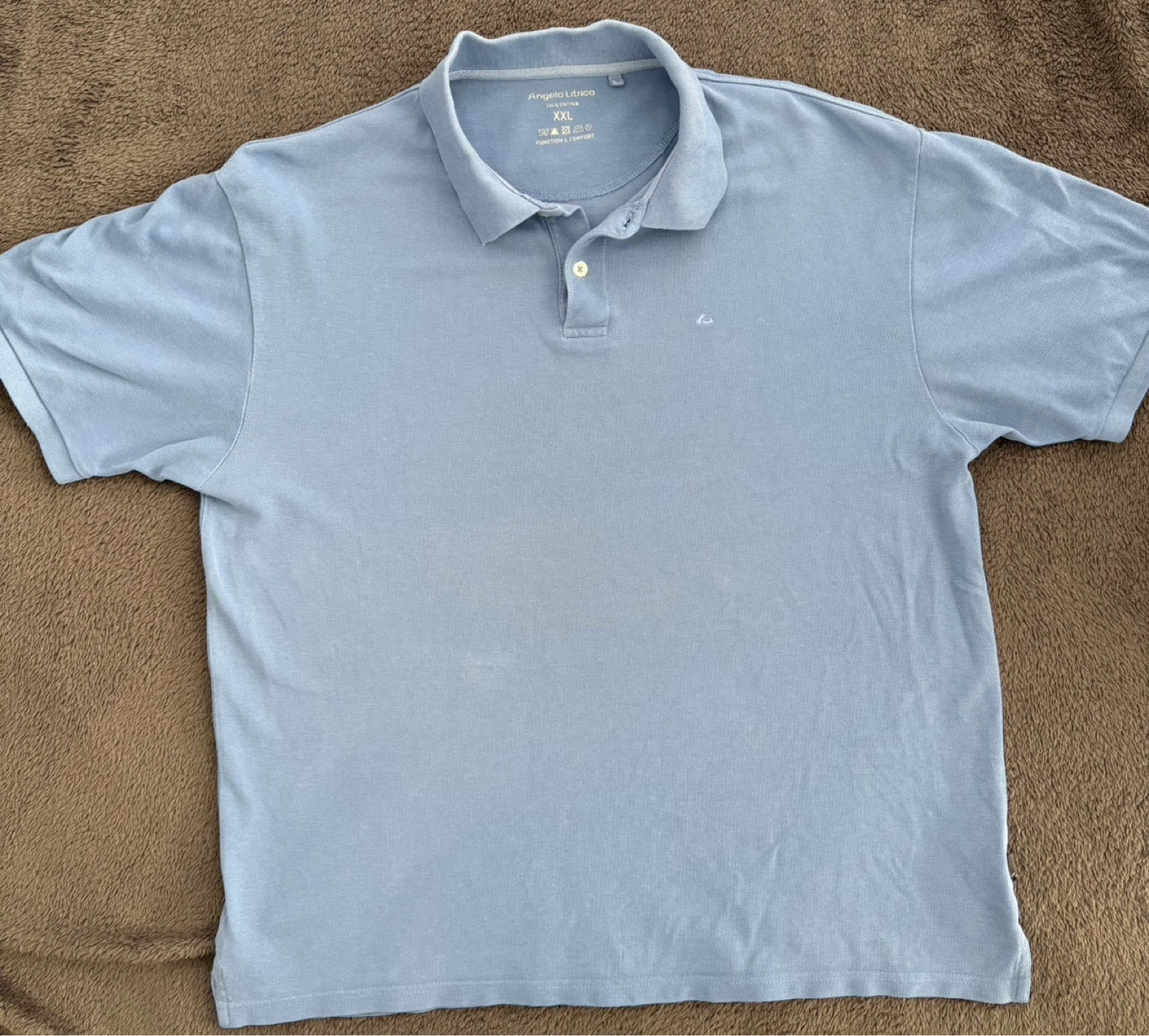 Angelo Litrico Light Blue Polo Shirt XXL