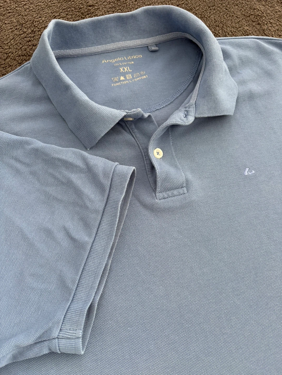 Angelo Litrico Light Blue Polo Shirt XXL - photo 4