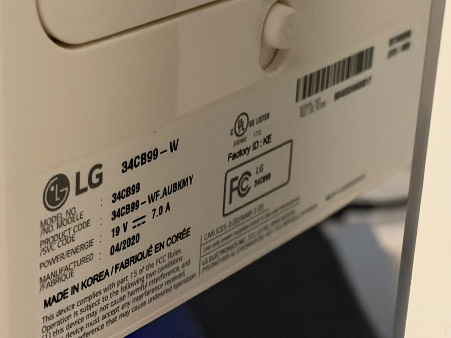 LG 34CB99 34-inch Curved UltraWide Monitor - photo 4