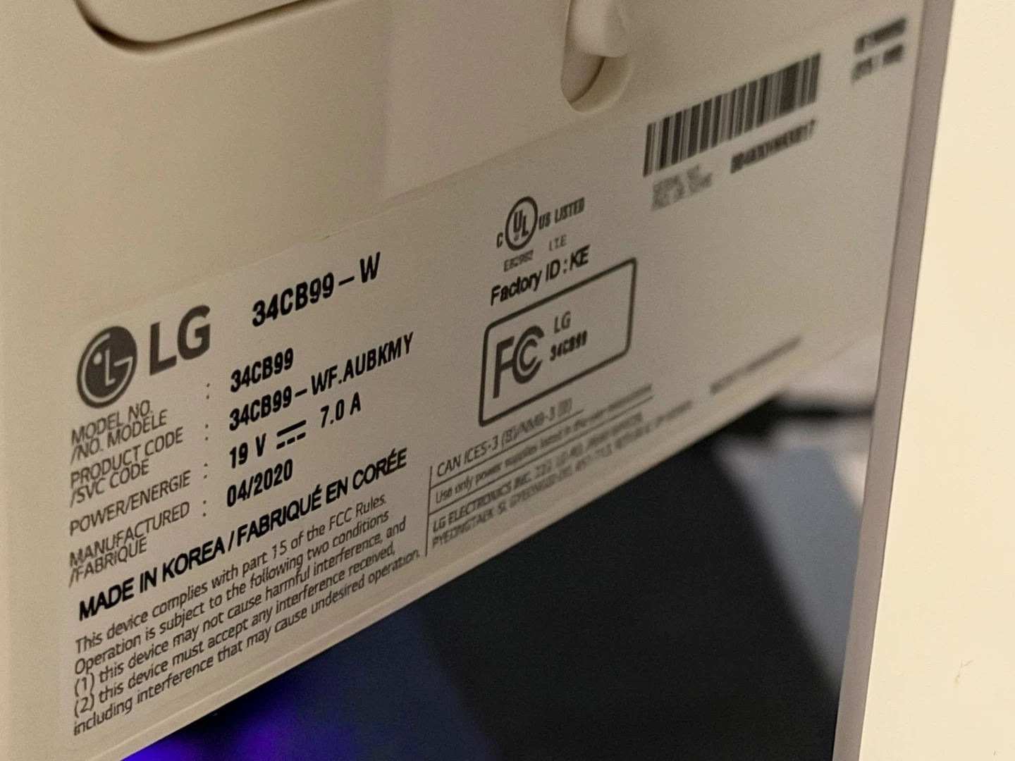 LG 34CB99 34-inch Curved UltraWide Monitor - photo 5