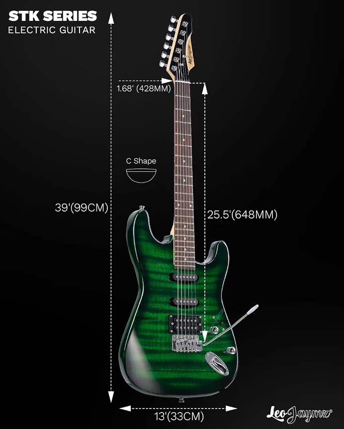Leo Jaymz Electric Guitar Beginner Kit - photo 3