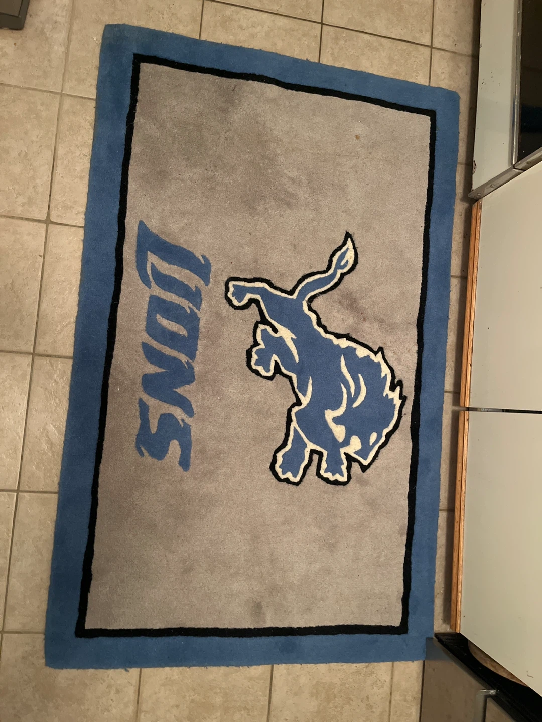 Detroit Lions 3x5 Area Rug - Heavy Premium Tufted Wool (Fanmats) - photo 2
