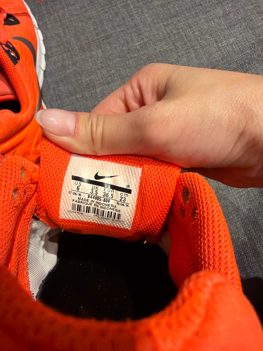 Nike Air Sneakers Orange - photo 4