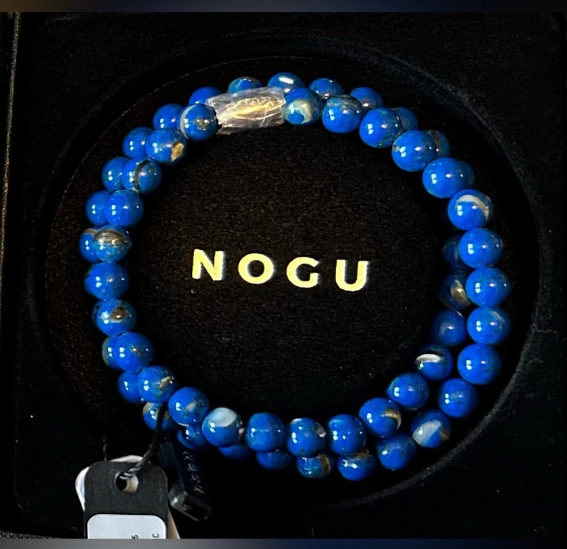 💙💙 NOGU Ocean Silver Gilded Turquoise Gemstone Wrap 💙💙