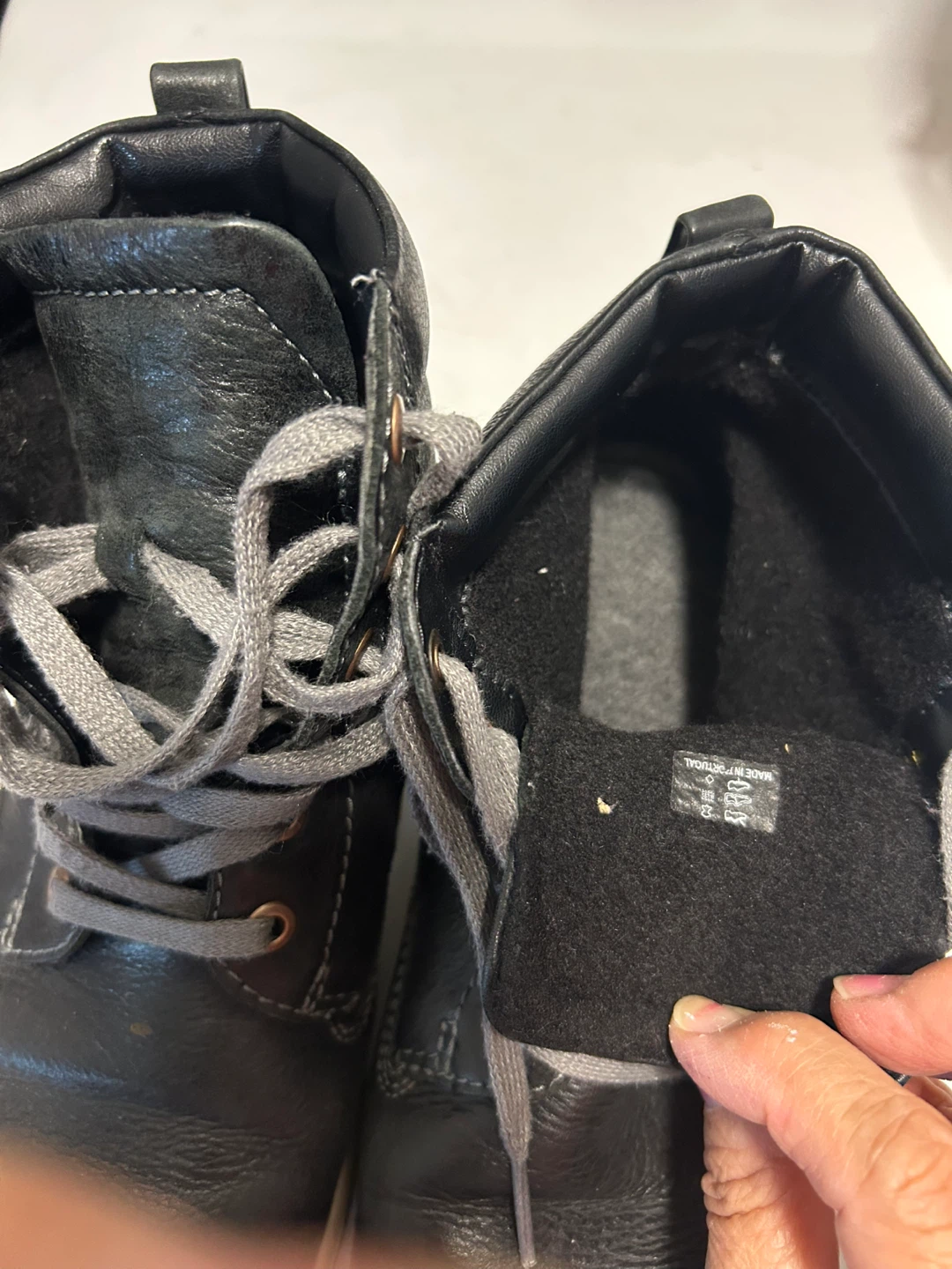 Ecco black leather boots size 38 - photo 3