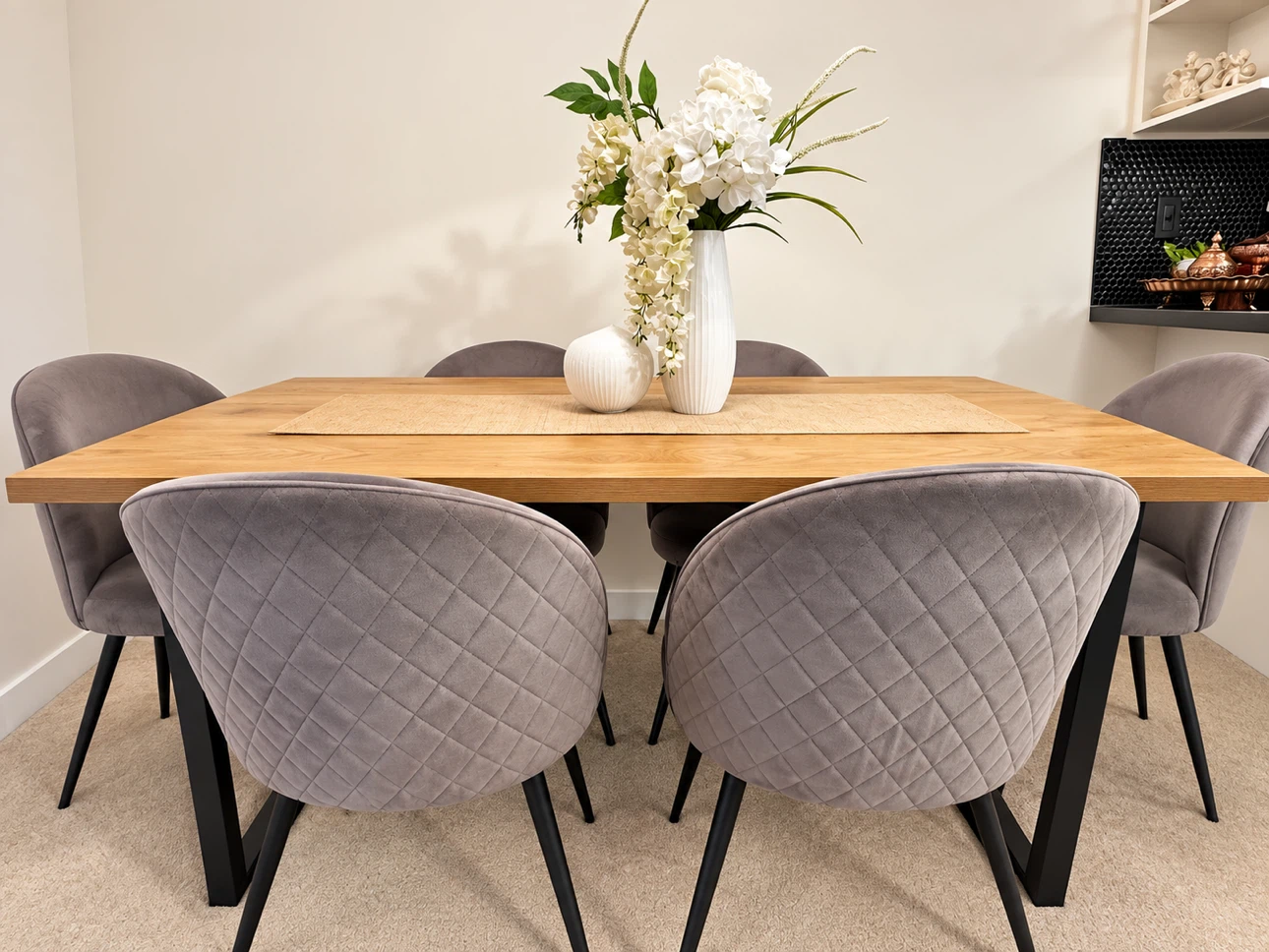 Like-New Modern 7-piece Dining Set - photo 5