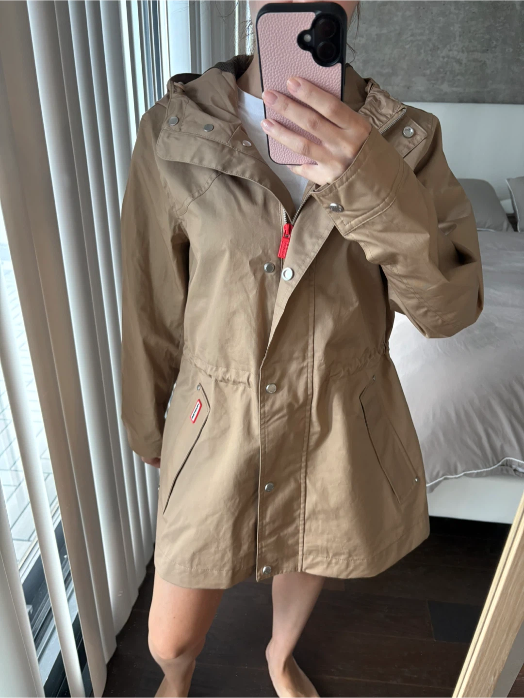 NEW with tags Hunter Rain coat MEDIUM🧥- paid $304!