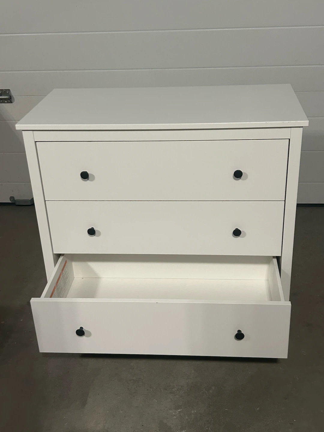 IKEA White 3-drawer dresser - photo 4