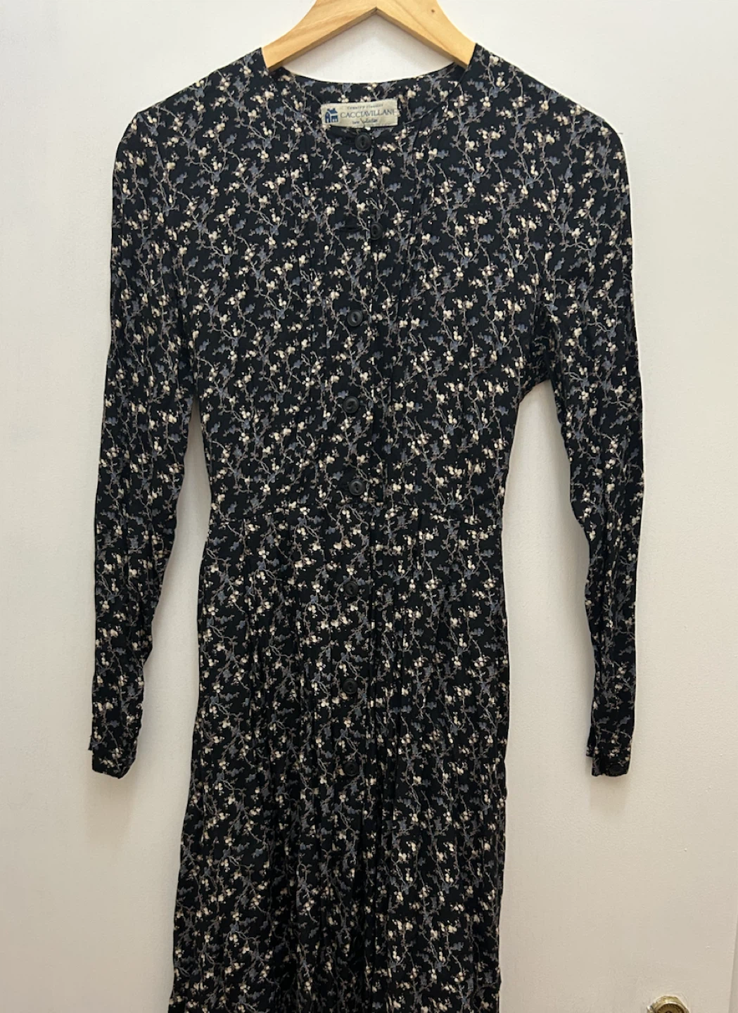 Cacciavillani Floral Button-Down Dress