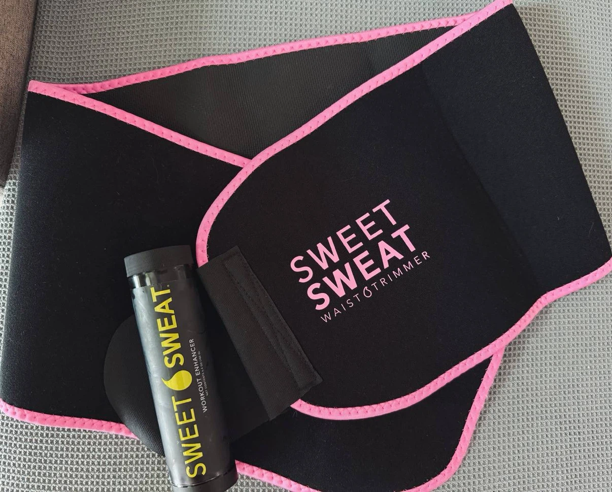 Sweet Sweat Waist Trimmer Belt (Size XL) +Workout Enhancer Gel