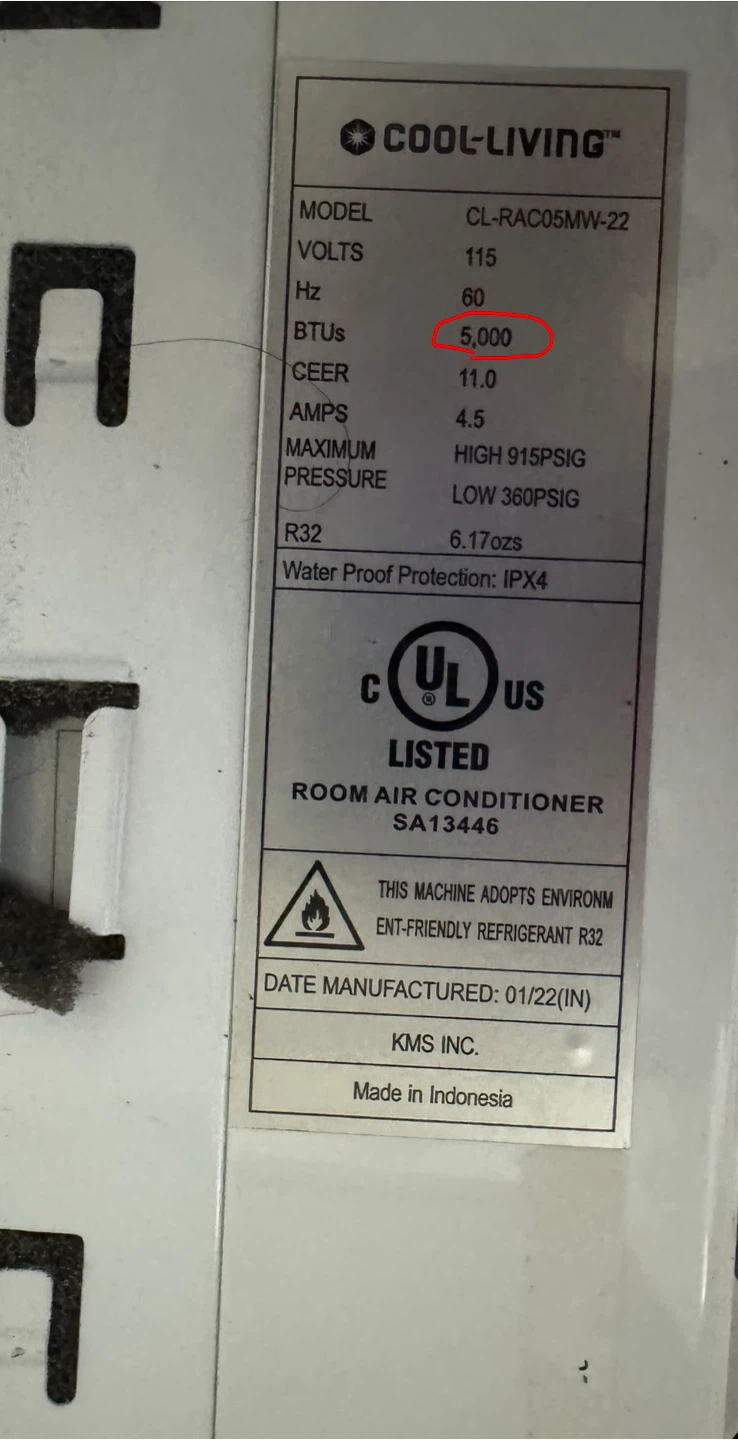 Cool-Living 5,000 BTU Window Air Conditioner 🏈 - photo 4