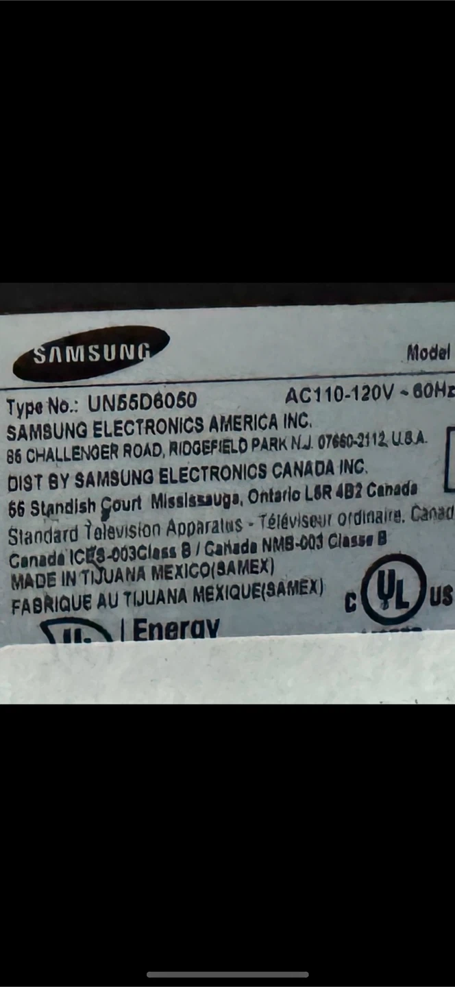 Samsung 55 inch Ultra slim LED Full HDTV Model - UN55D6050 - photo 5