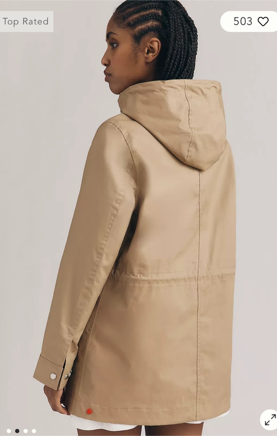 NEW with tags Hunter Rain coat MEDIUM🧥- paid $304! - photo 5