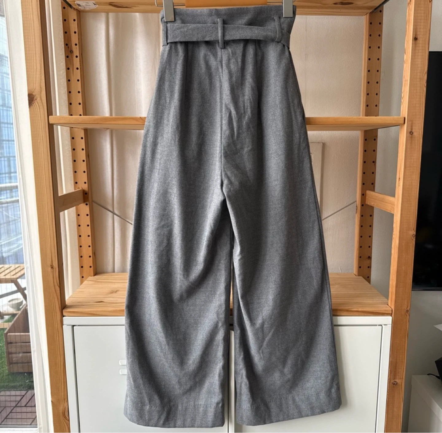 Grey Wide-Leg Trousers  Size 4🏈 - photo 2