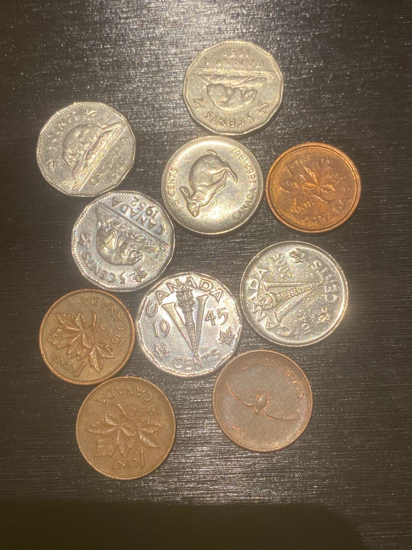 Collection of Vintage Canadian Coins - photo 2