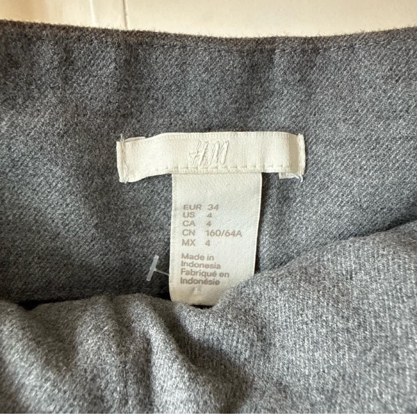 Grey Wide-Leg Trousers  Size 4🏈 - photo 5