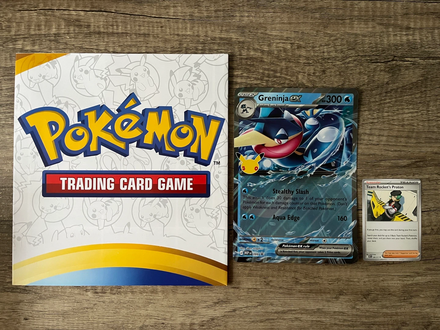 Pokemon 30 Anniversary Greninja Jumbo Card & Poster 🏈