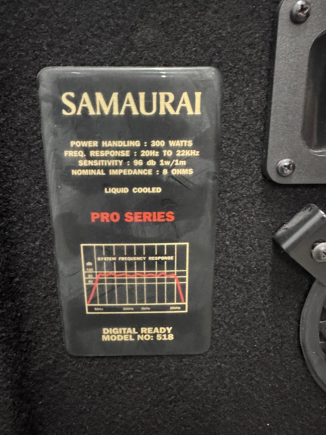 Samaurai Pro Series 518 Speakers - photo 3