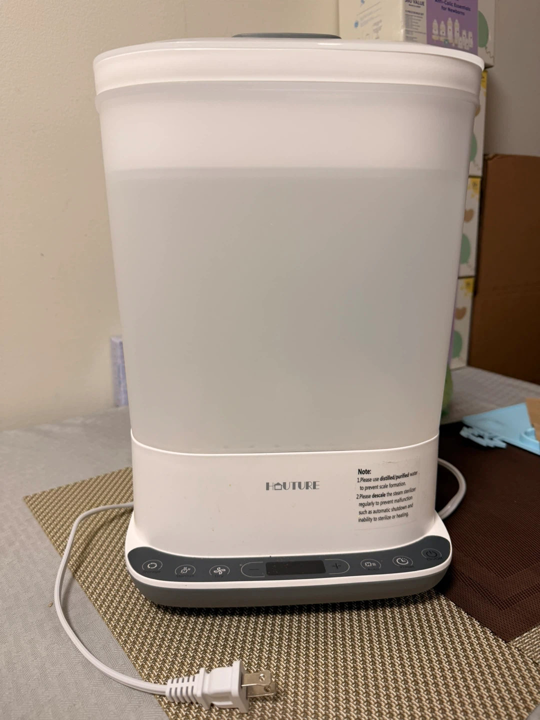 Houture Baby Bottle Steam Sterilizer and Dryer