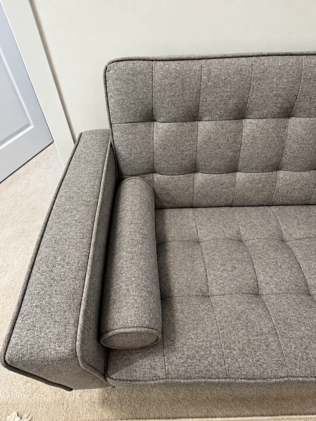 Like-New Grey Sofa Bed - photo 3