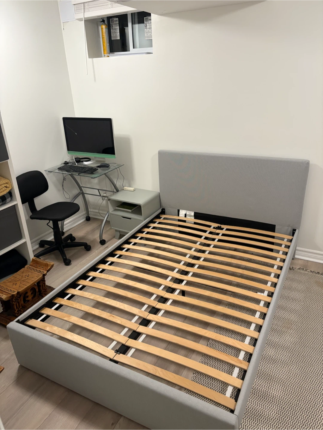 IKEA Gladstad Upholstered Bed Frame (Full Bed)