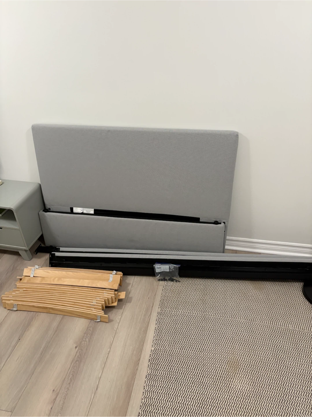 IKEA Gladstad Upholstered Bed Frame (Full Bed) - photo 3