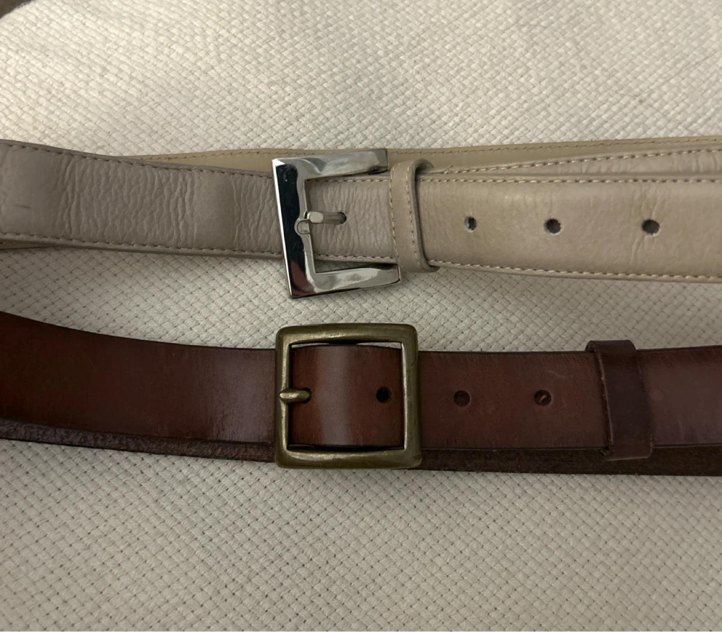 Two Genuine Leather Belts