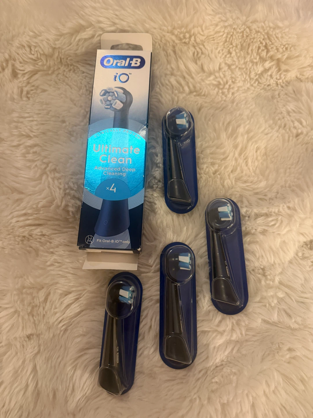 Oral-B iO Ultimate Clean Replacement Heads 4-Pack - photo 2