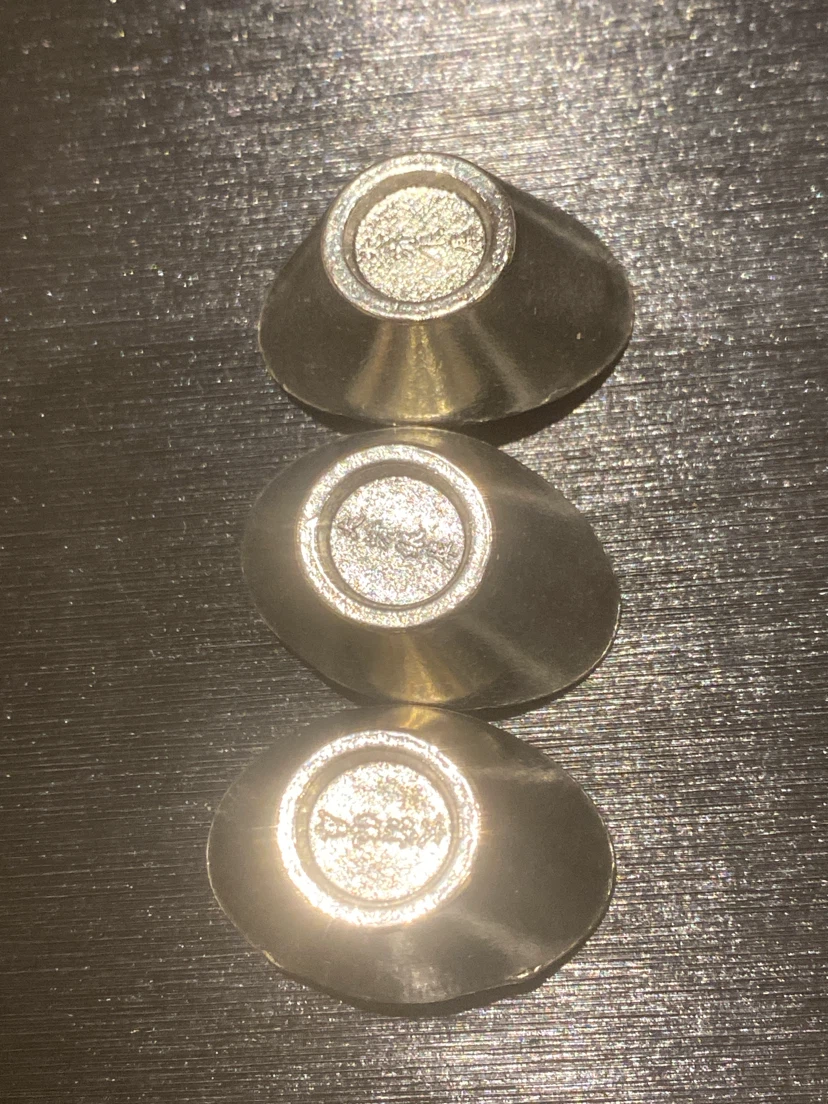 Set of 3 Chinese Silver Yuanbao Ingots - photo 3