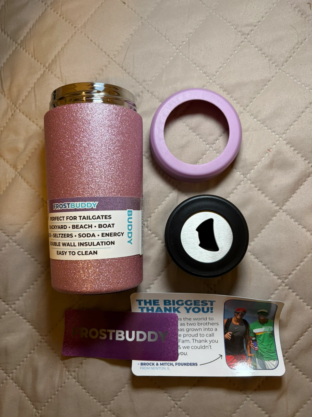 FrostBuddy Pink Aurora Universal Buddy Fits Cans & Bottles - photo 2