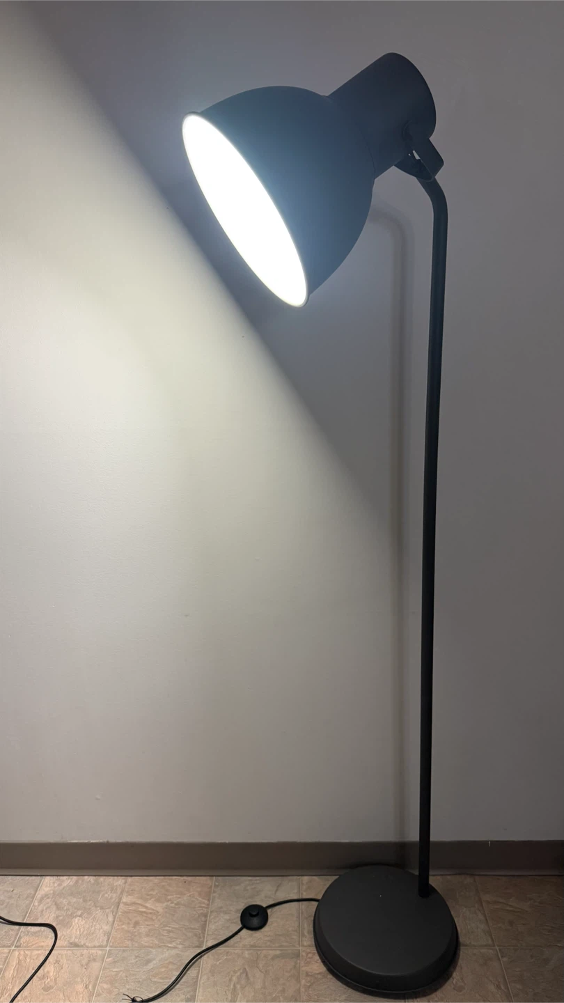 IKEA HEKTAR Floor Lamp + Smart Bulb & Remote