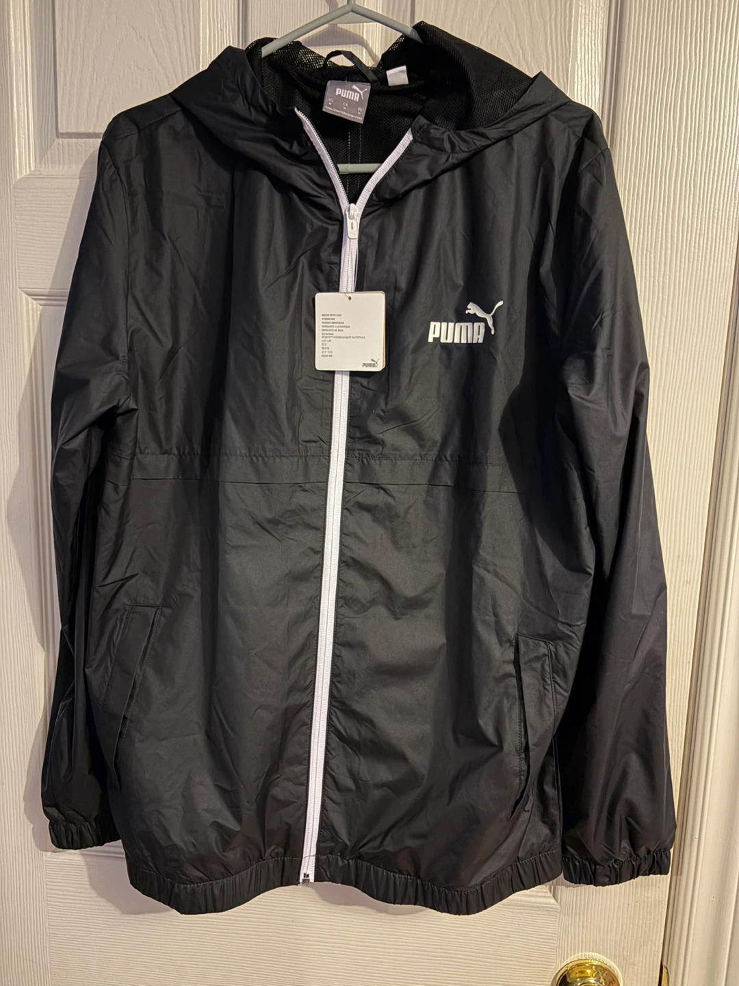Puma Black Windbreaker Jacket 🏈