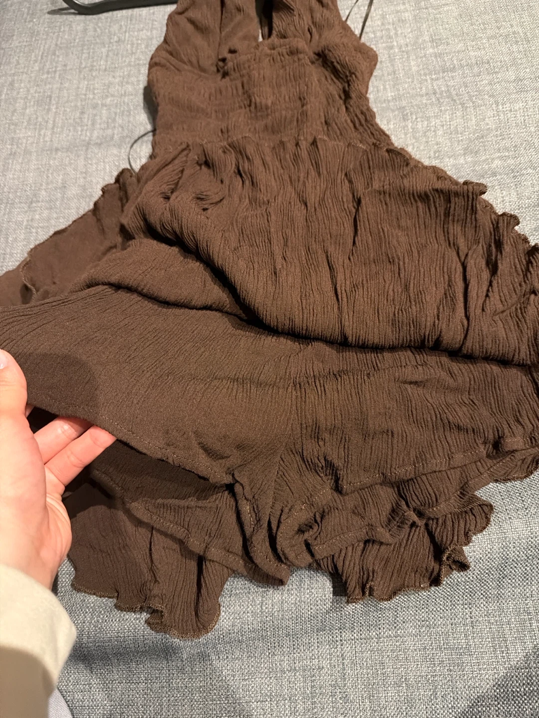 Garage Brown Halter Romper - photo 2